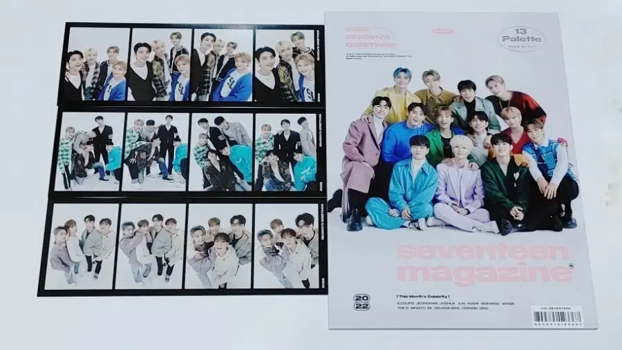 SEVENTEEN 2022 Season's Greetings Magazine + Unit by Unit Necrophotos