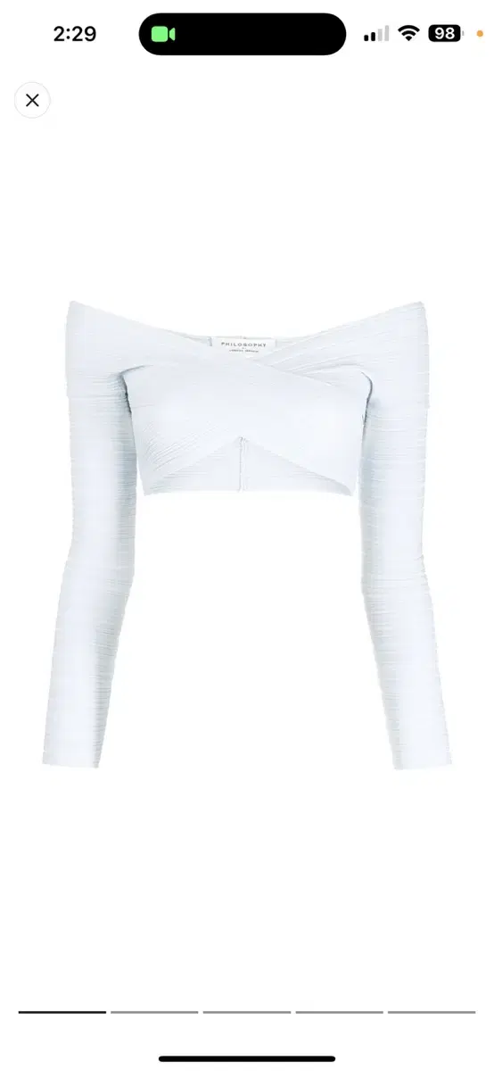 Philosophy Di Lorenzo Serafini Crop Top