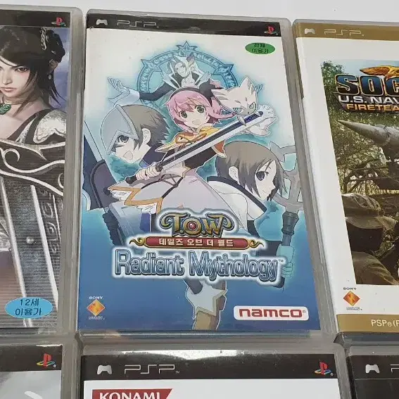 PSP  진삼국무쌍 2,테일즈 오브 더 월드,등 UMD칩