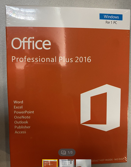 MS OFFICE 2016 PROFESSIONAL PLUS/PKG(영구용