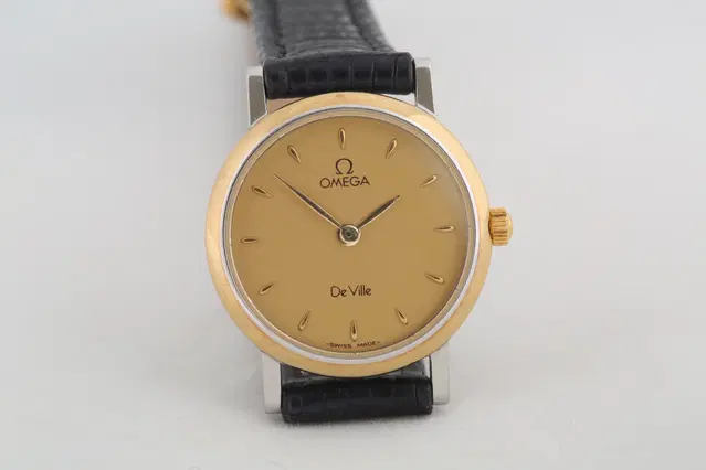 오메가 드빌 OMEGA De Ville 18K 콤비 여성용 쿼츠