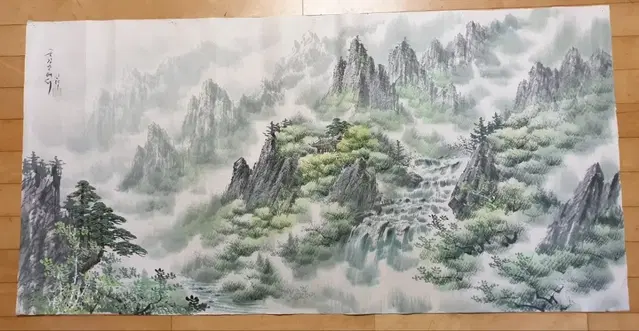 김철작가의금강산에서 북한그림