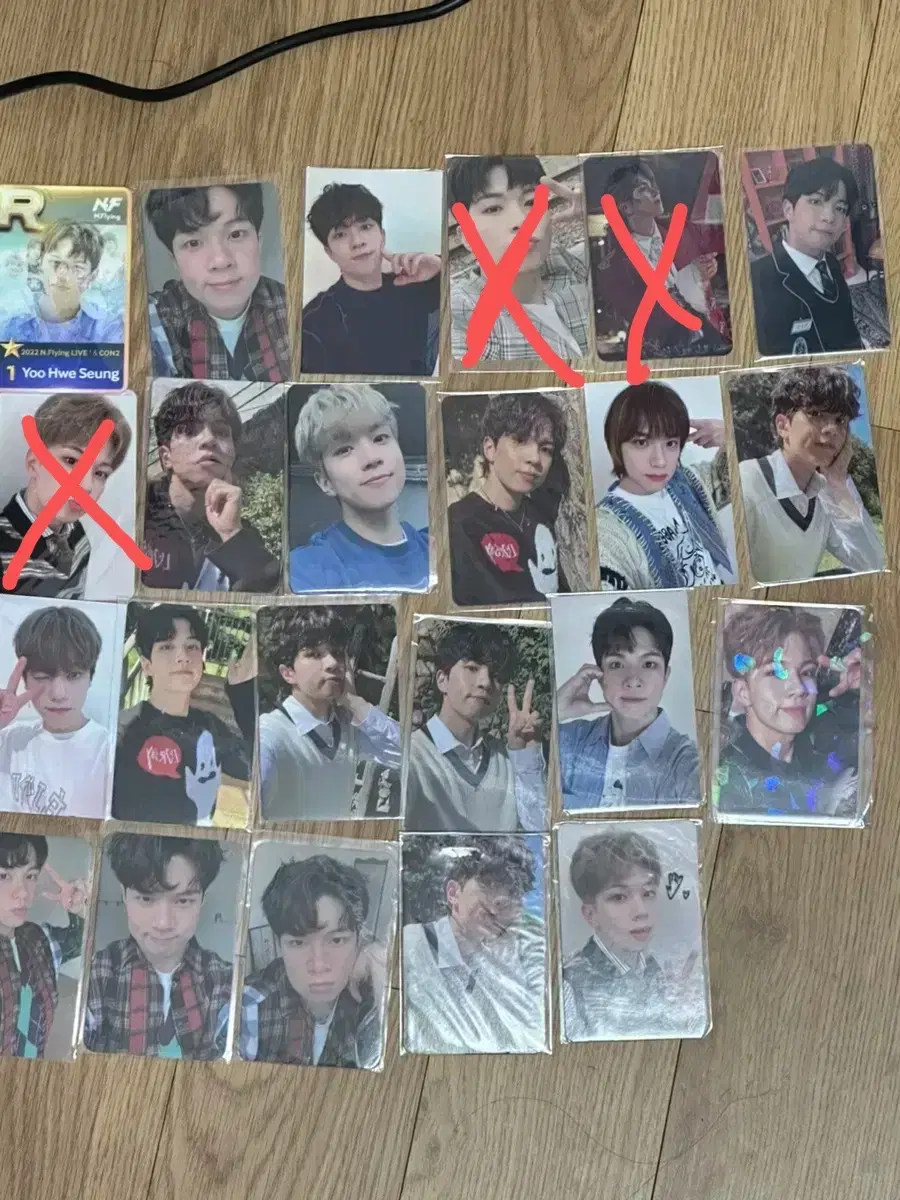 Enflying U photocard bulk 22 + n photocard wts Encon scribblePoka Nak