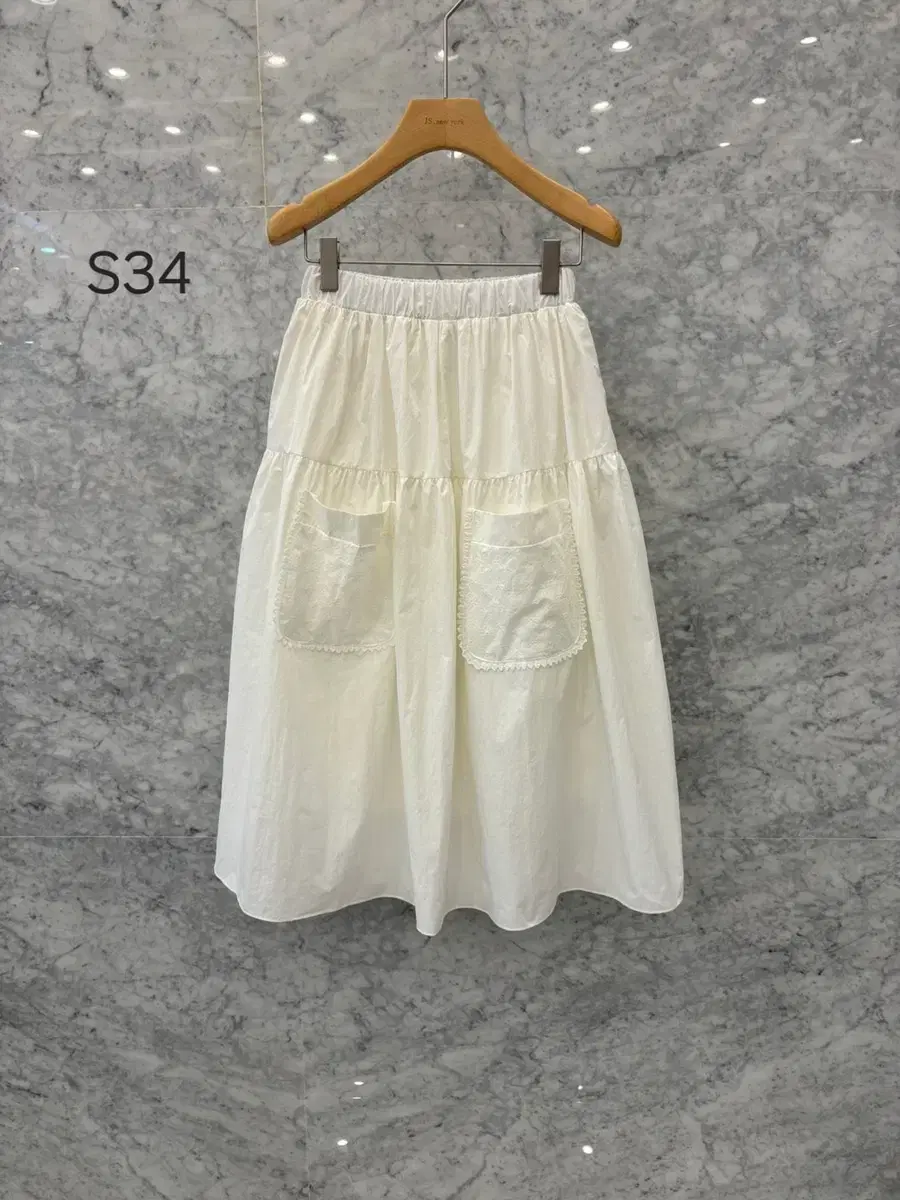 JS New York Style Sale(Same day shipping)2024 S/S Pocket Banding Long Skirt