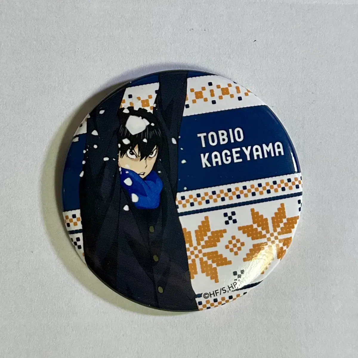 Haikyuu Kageyama Snow Play Can Badge