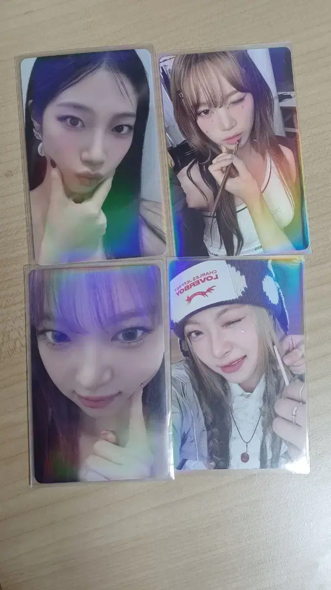 급처)le sserafim unreleased photocard kazuha,eunchae uchak compact chaewon eunchae