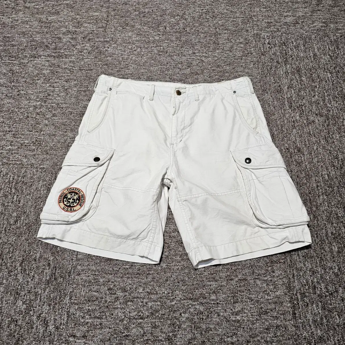 36inch Polo White Cargo Pants