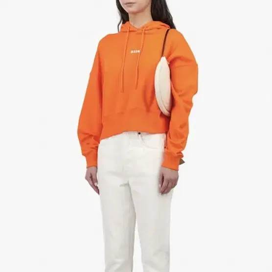 22SS MSGM 마이크로 로고 후드티