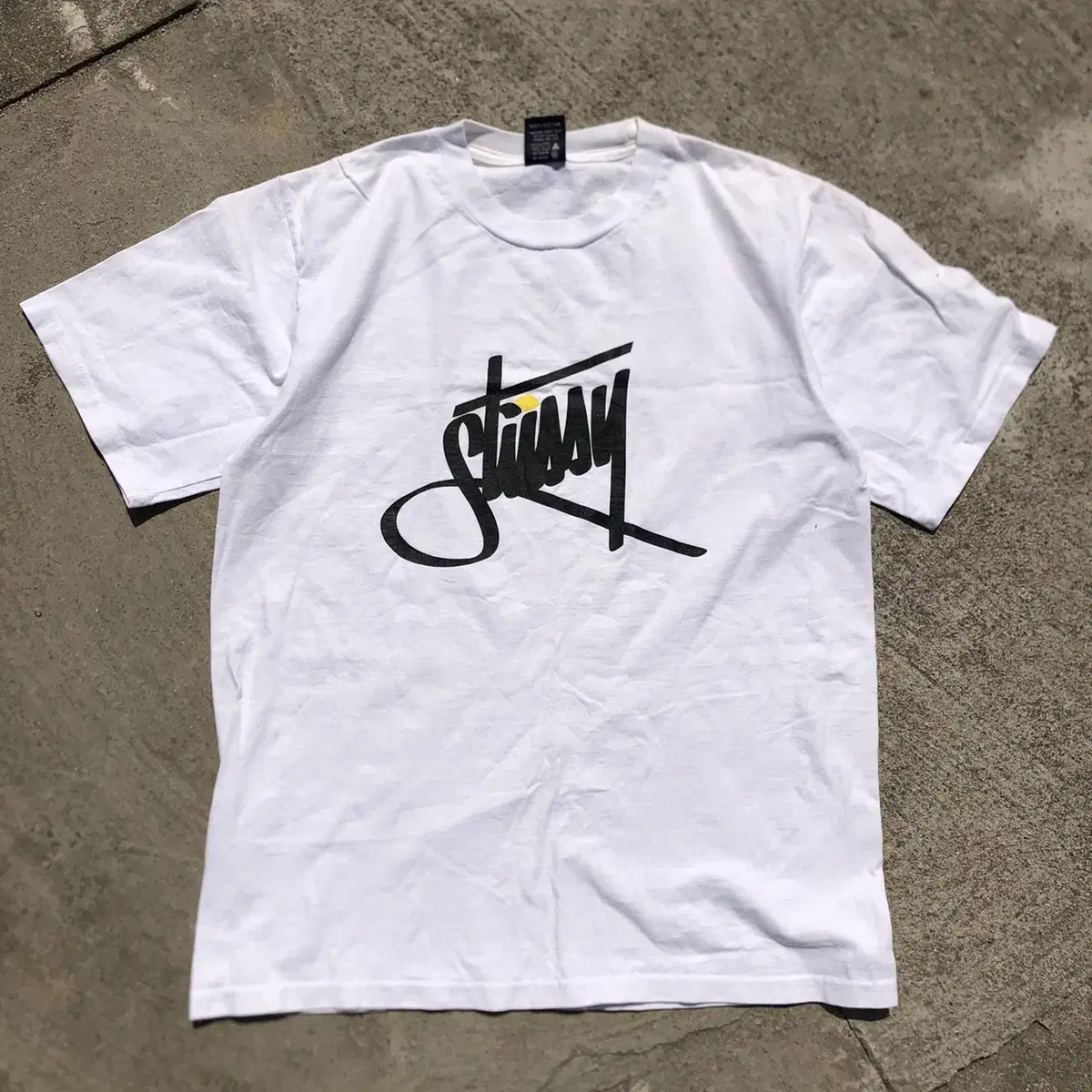 [L] USA Stussy Lettering Vahn Tee