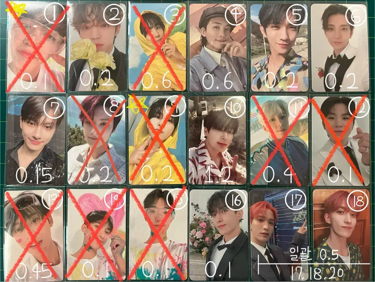 Takedown / seventeen album photocard wts (heaven, fml, feathersun, rinse)