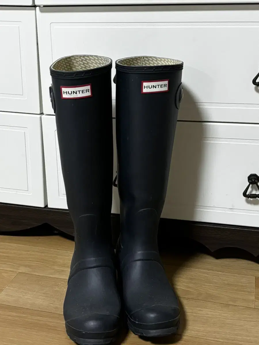 Hunter Original Tall Rain Boots Matte Navy 220-25 UK3