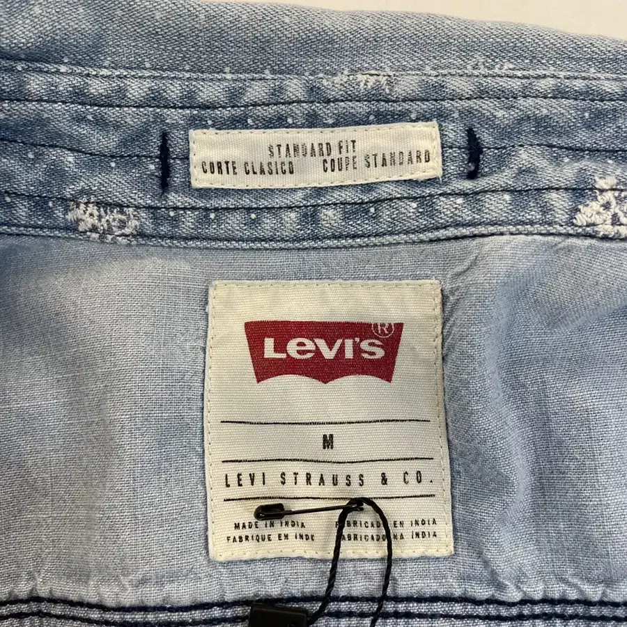 (M) Levi's 리바이스 패턴 셔츠