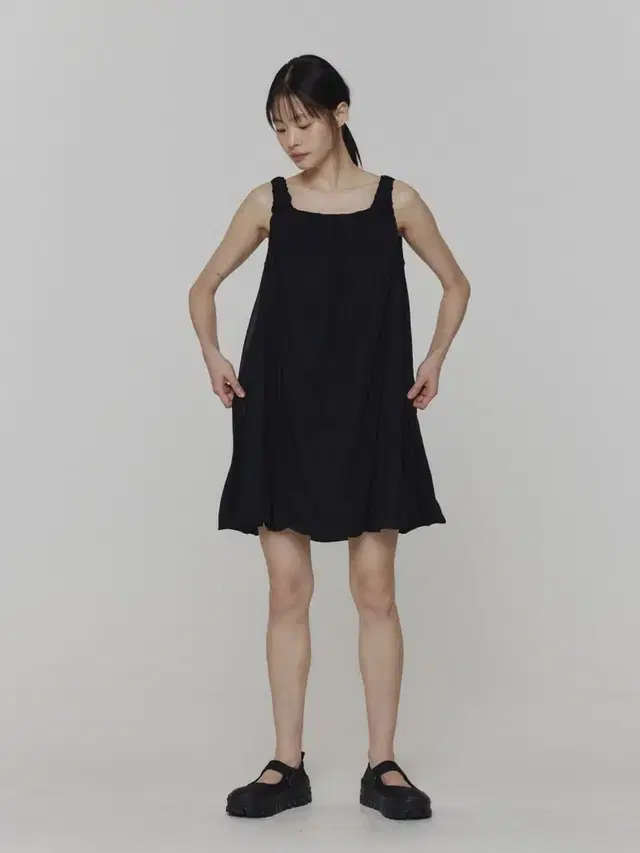 아모멘토 원피스 SHEER VOLUME MINI DRESS