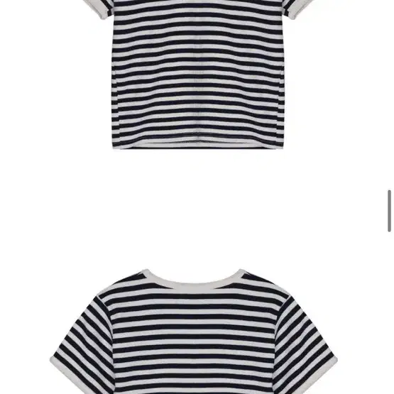 라미네즈 Stripe round t-shirts