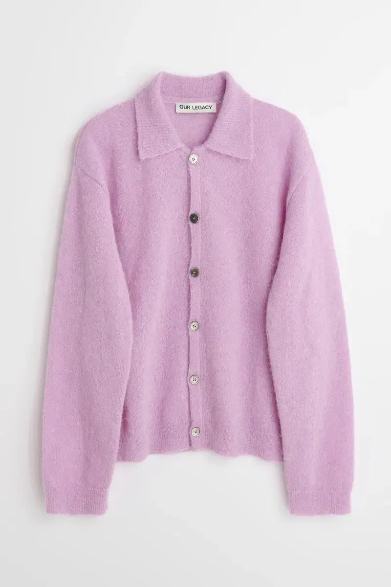 [48] Haregashi Evening Polo Cardigan Pink