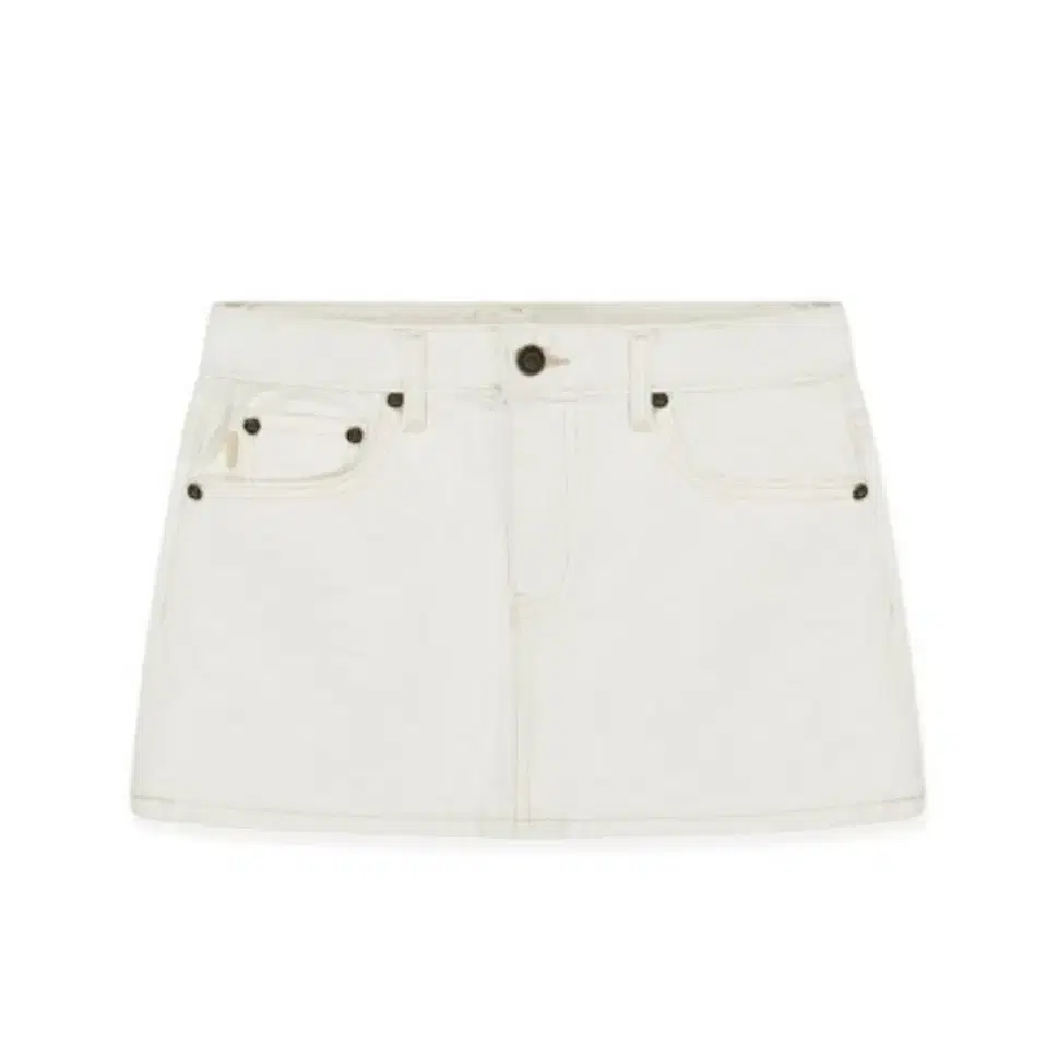 (새상품)글로니 99 LOW-RISE mini skirt white xs