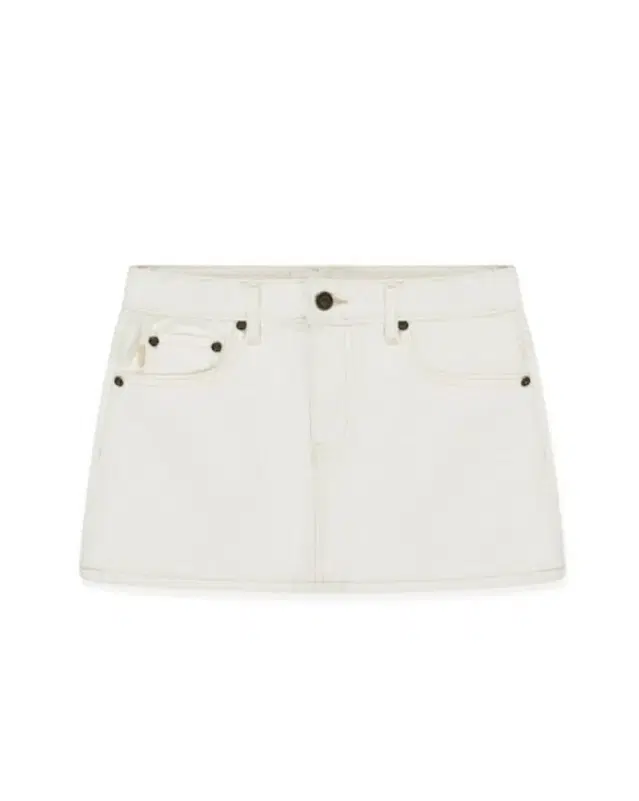 (새상품)글로니 99 LOW-RISE mini skirt white xs