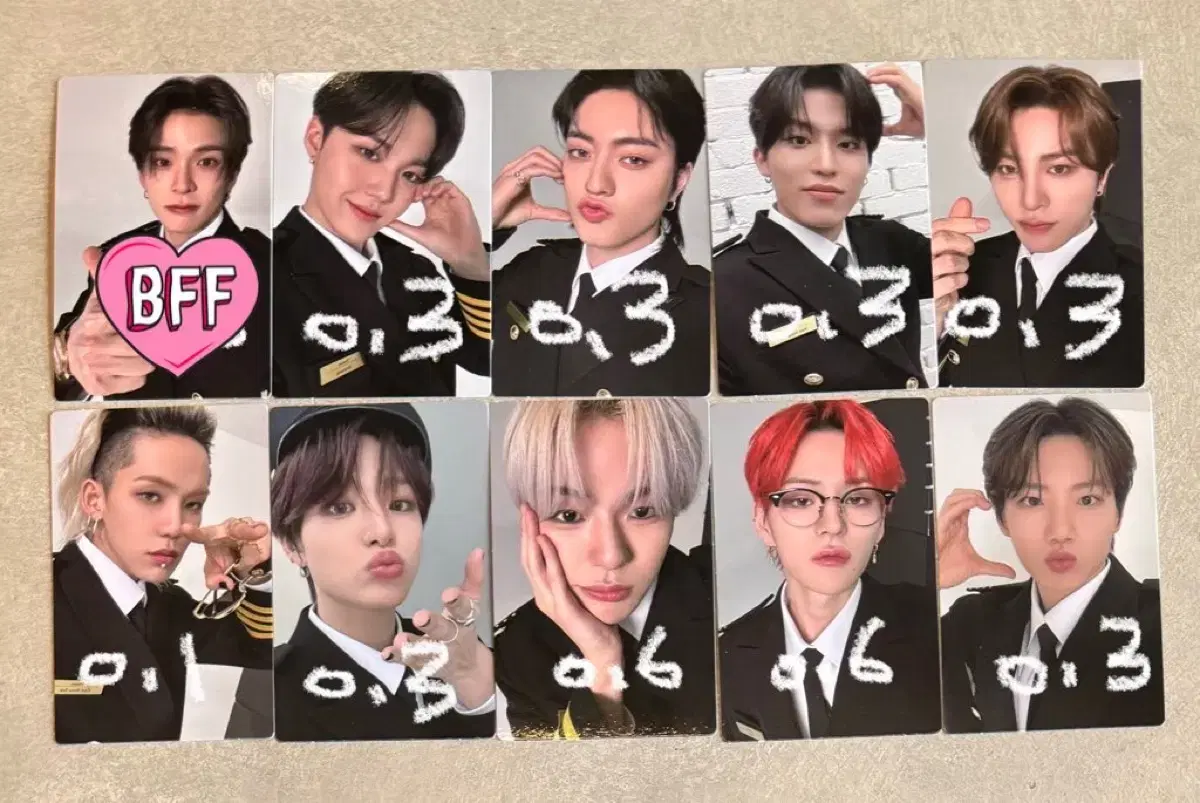 Treasure Pilot Photo Set photocard jihoon junkyu haruto junghwan jungwoo jaehyuk Yoshi