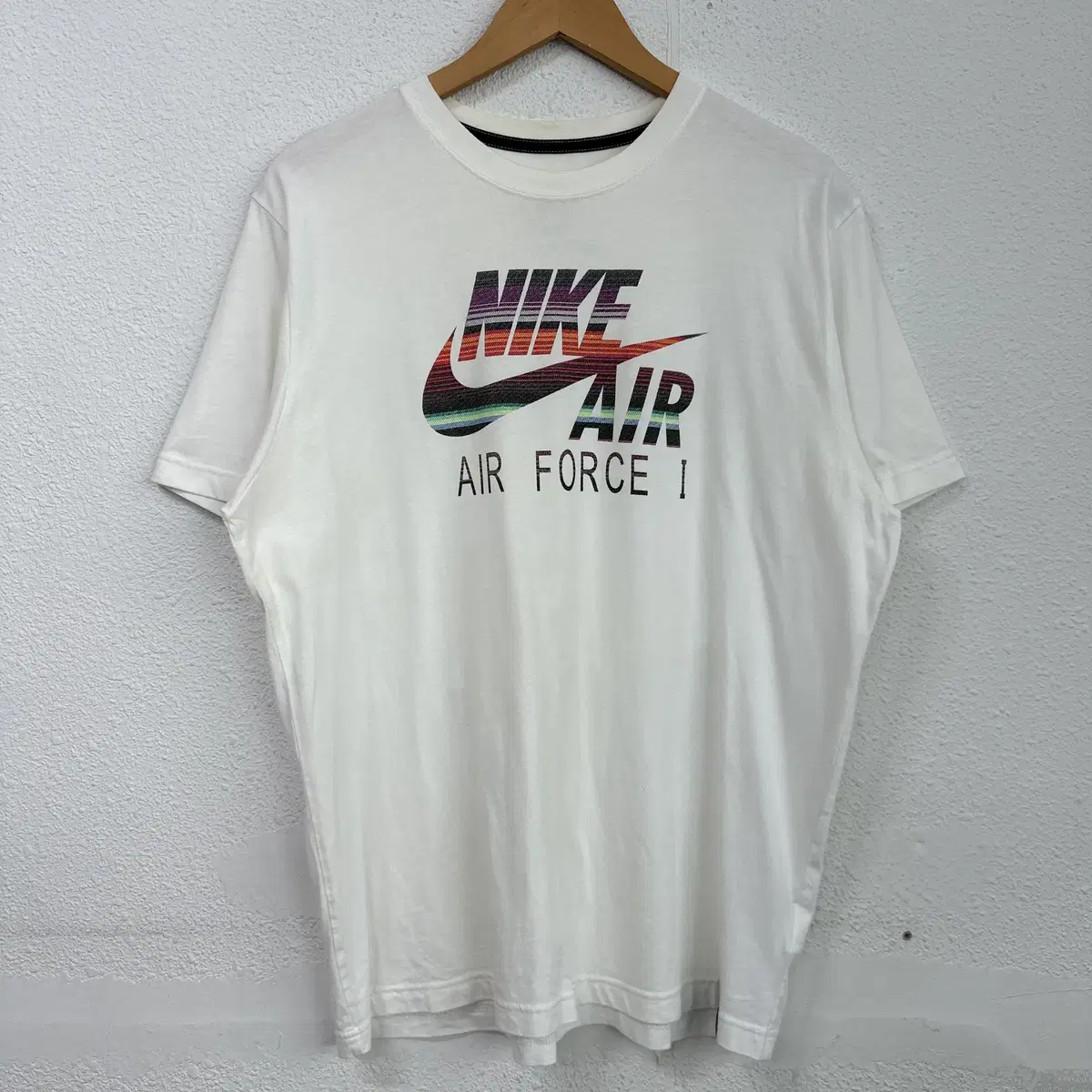 [110] Nike Air Force Old School Vintage Round Short Sleeve T-Shirt 8280