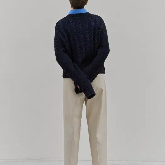 certo 쎄르토 paper cable knit [navy]