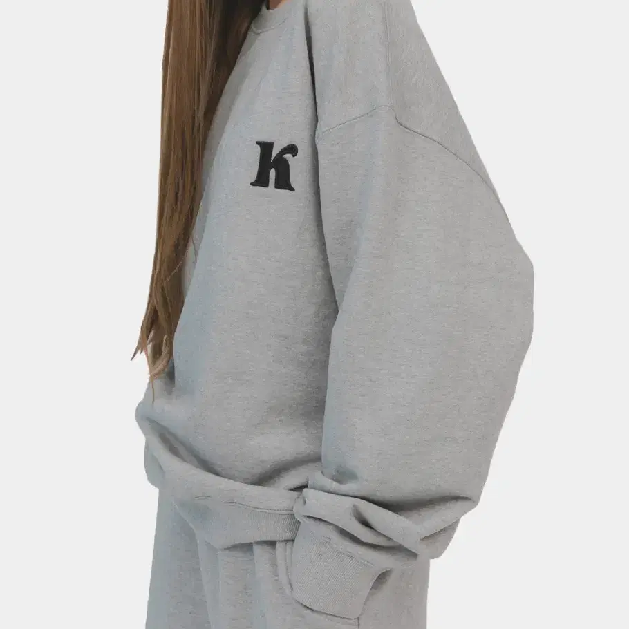 키시닝 Odd Oversized Sweatshirt (gray)