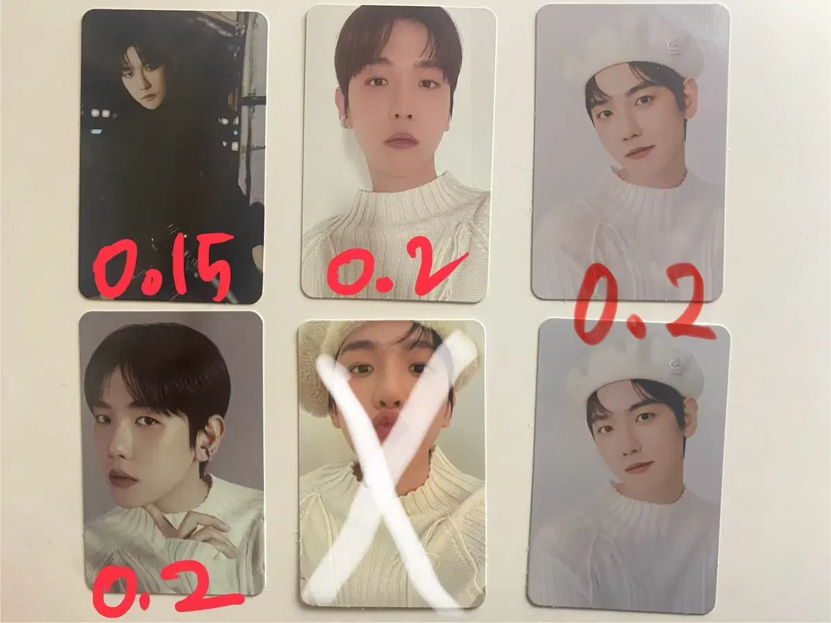 Baekhyun Concert Khungkorn MD md tc Photocard, baekhyun photocard Wts.