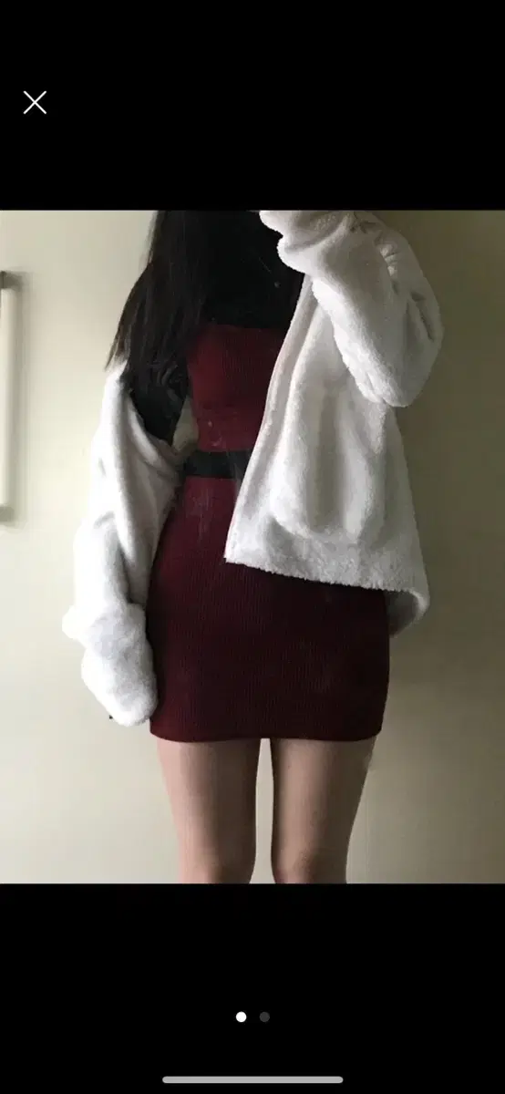 Wine Burgundy Knit Two-Piece