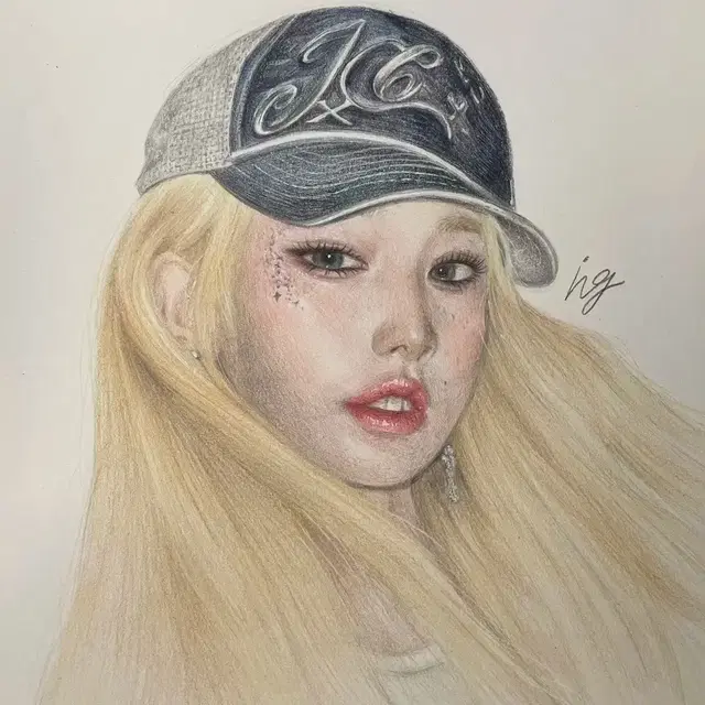 색연필 인물화 그림 커미션 받습니다