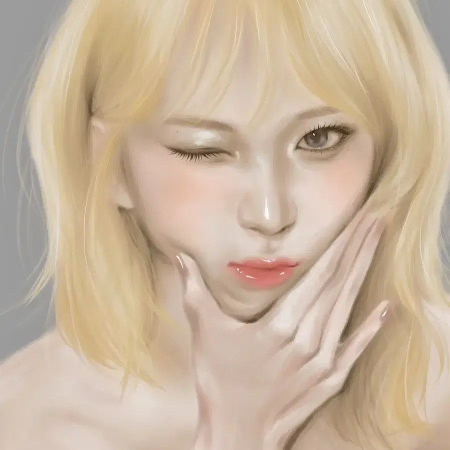 아이패드 인물화 그림 커미션 그려요