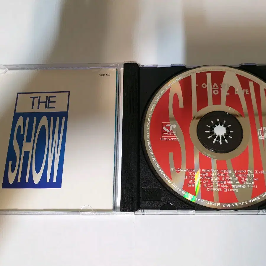 이승환 the show CD