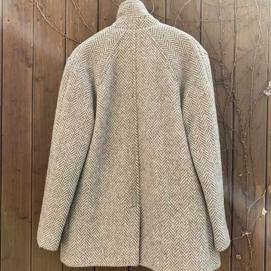 A.P.C. Herringbone Virgin Wool Coat