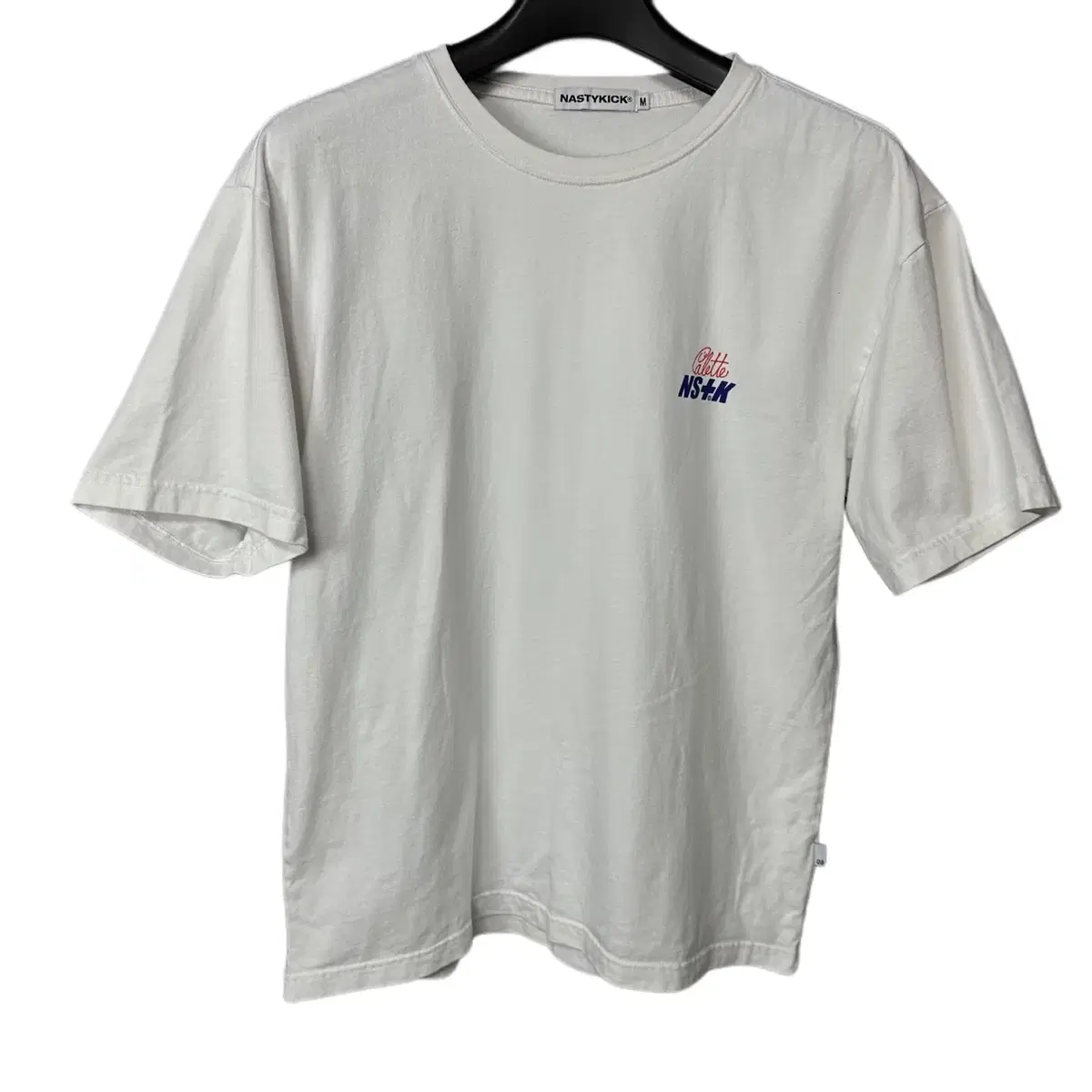 M Nesty Kick Printed White Short Sleeve T-shirt