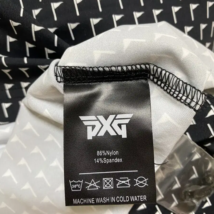 (새것) PXG 블랙 플래그 패턴 골프티 95~100