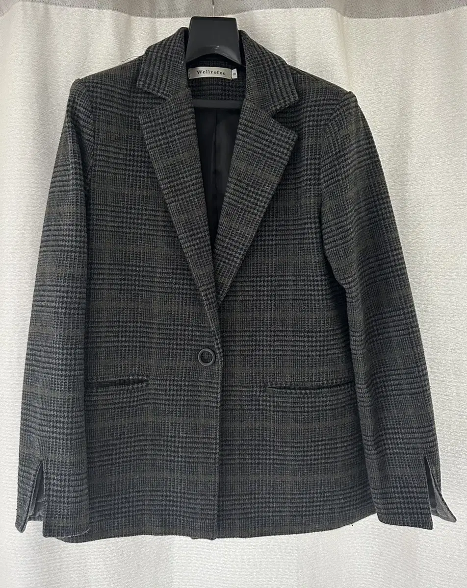 Charcoal check jacket