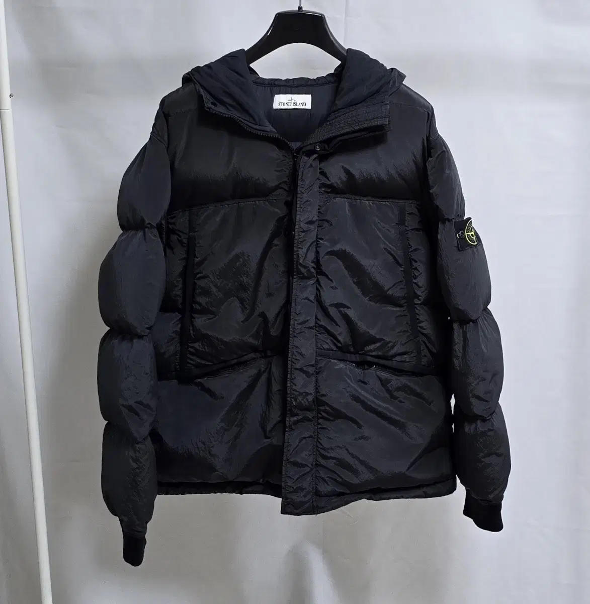 [XL] Stone Island Nylon Metal Padded Dark Gray XL size 105 palm