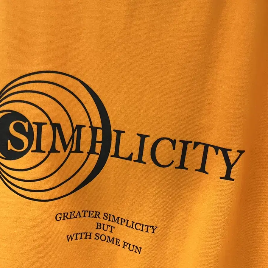 언어펙티드 - Simplicity Box T-Shirt(Orange)