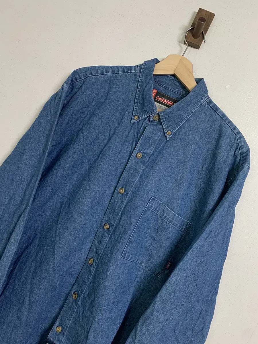 [XL]Dickies Vintage Big Size Denim Shirt Southern