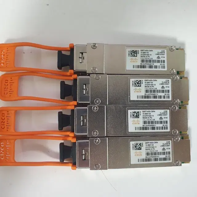 CISCO 40G QSFP 광모듈, 지빅 - QSFP-40G-CSR4