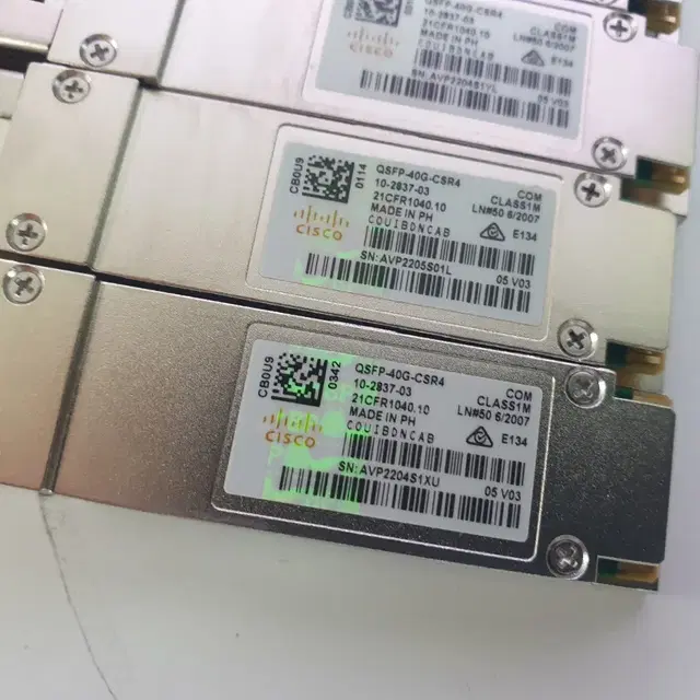 CISCO 40G QSFP 광모듈, 지빅 - QSFP-40G-CSR4