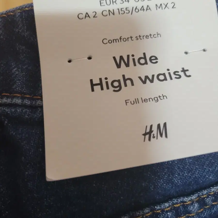 (미착) h&m hm 테이퍼트 레귤러 진 EUR34P