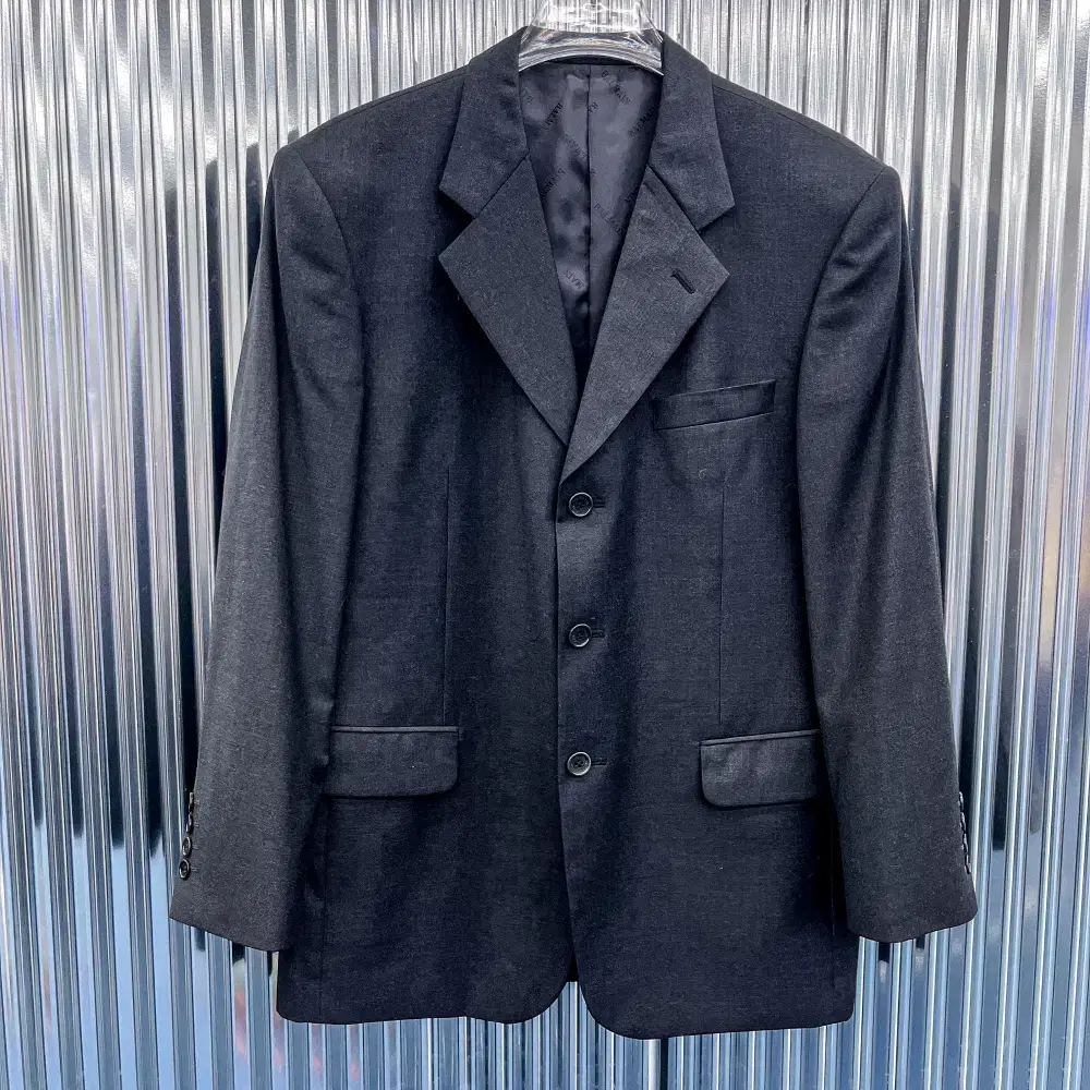 Balmain Wool 3-Button Blazer Jacket (Domestic M) AK583