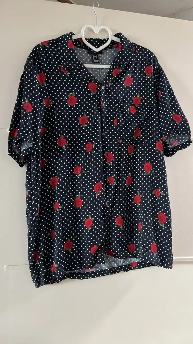 Dots forever21 shirt hawaiian rose new unused