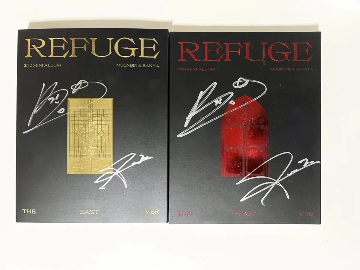 Astro moonbin sanha REFUGE Autographed Message Signed Album (Not for Sale)