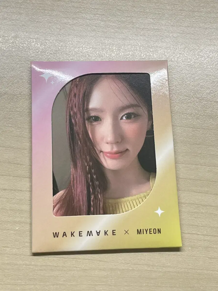 WakeMake miyeon OliveYoung sealed Photocard