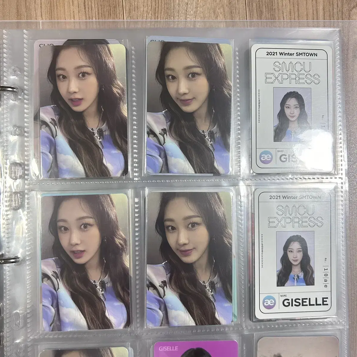 han set in bulk) aespa giselle SMCU Organization Group photocard Set 2021