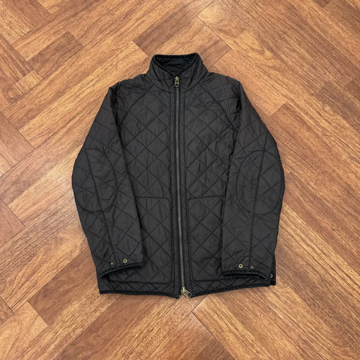 L Polo Ralph Lauren Quilted Two-Way Zip Jacket