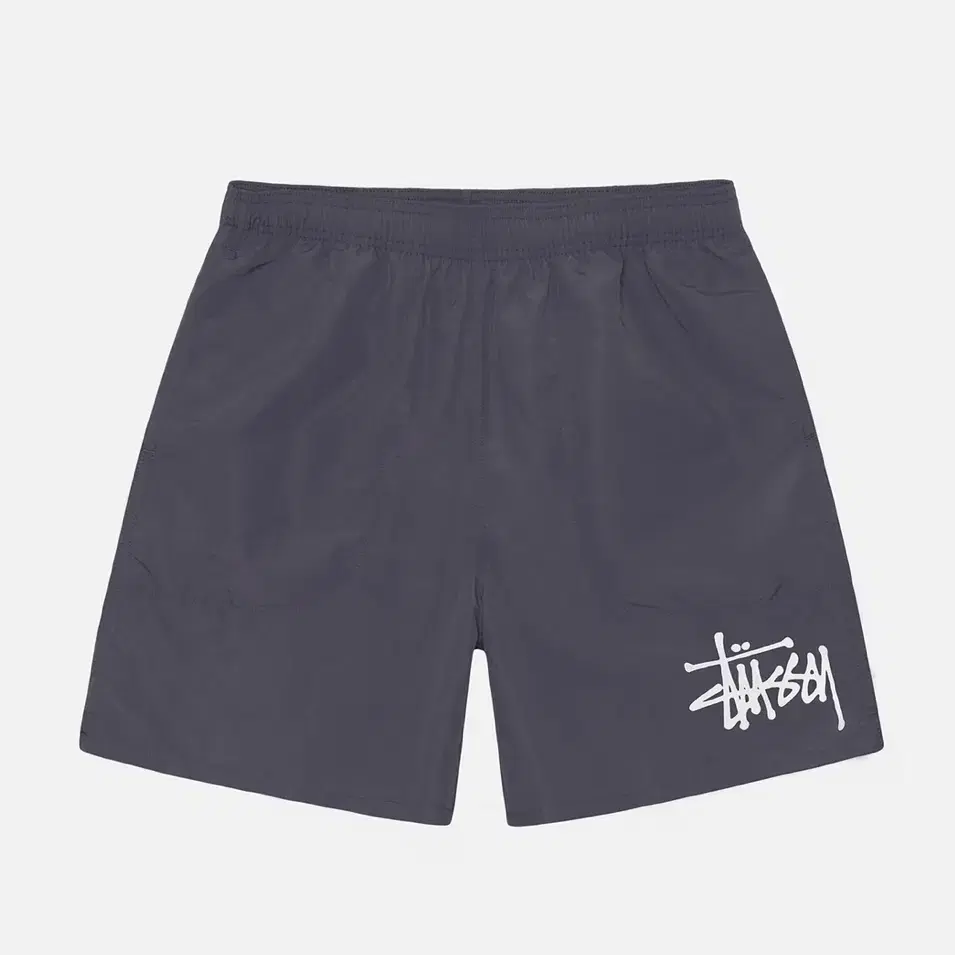 [M] Stussy Water Shorts Big Basic Greystone