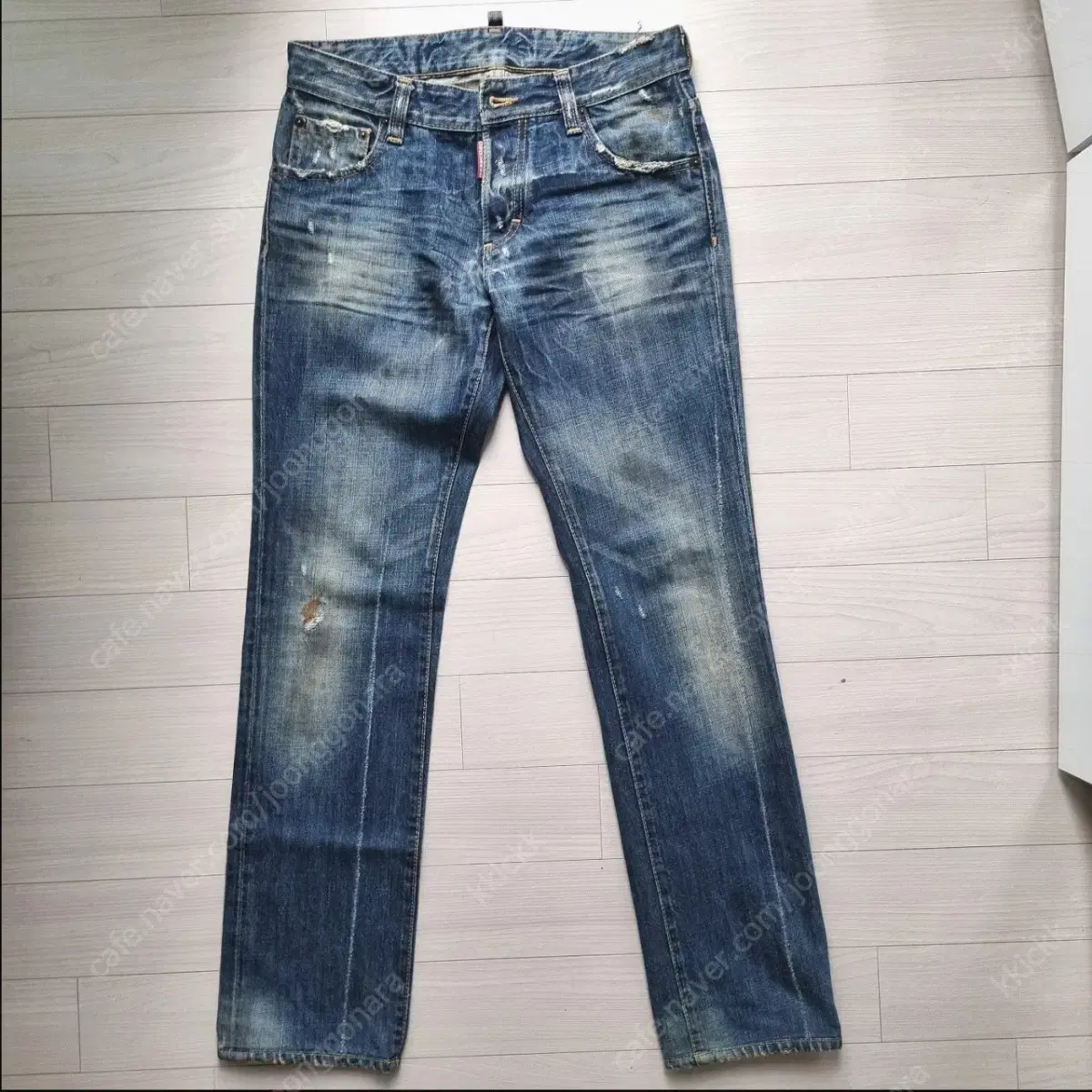 [44]Deconstructed Deconstructed Dirty Slim jin Jeans Vintage Wash