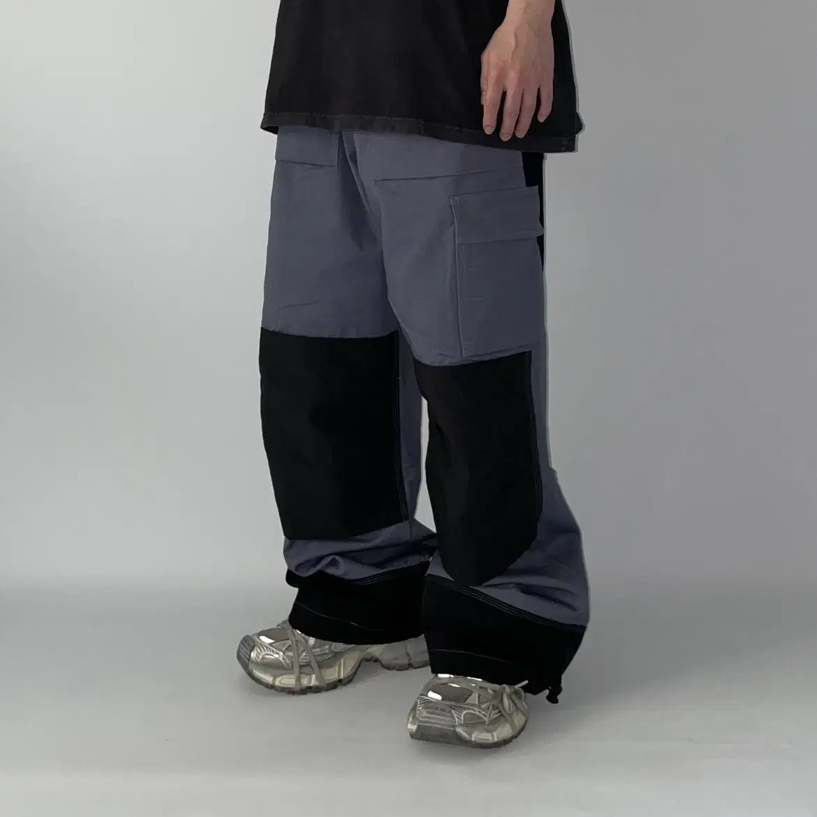 [HOT SALE] Wide Workblock Colorblocked Cargo Work Pants Goffcore Amekazi Workwear