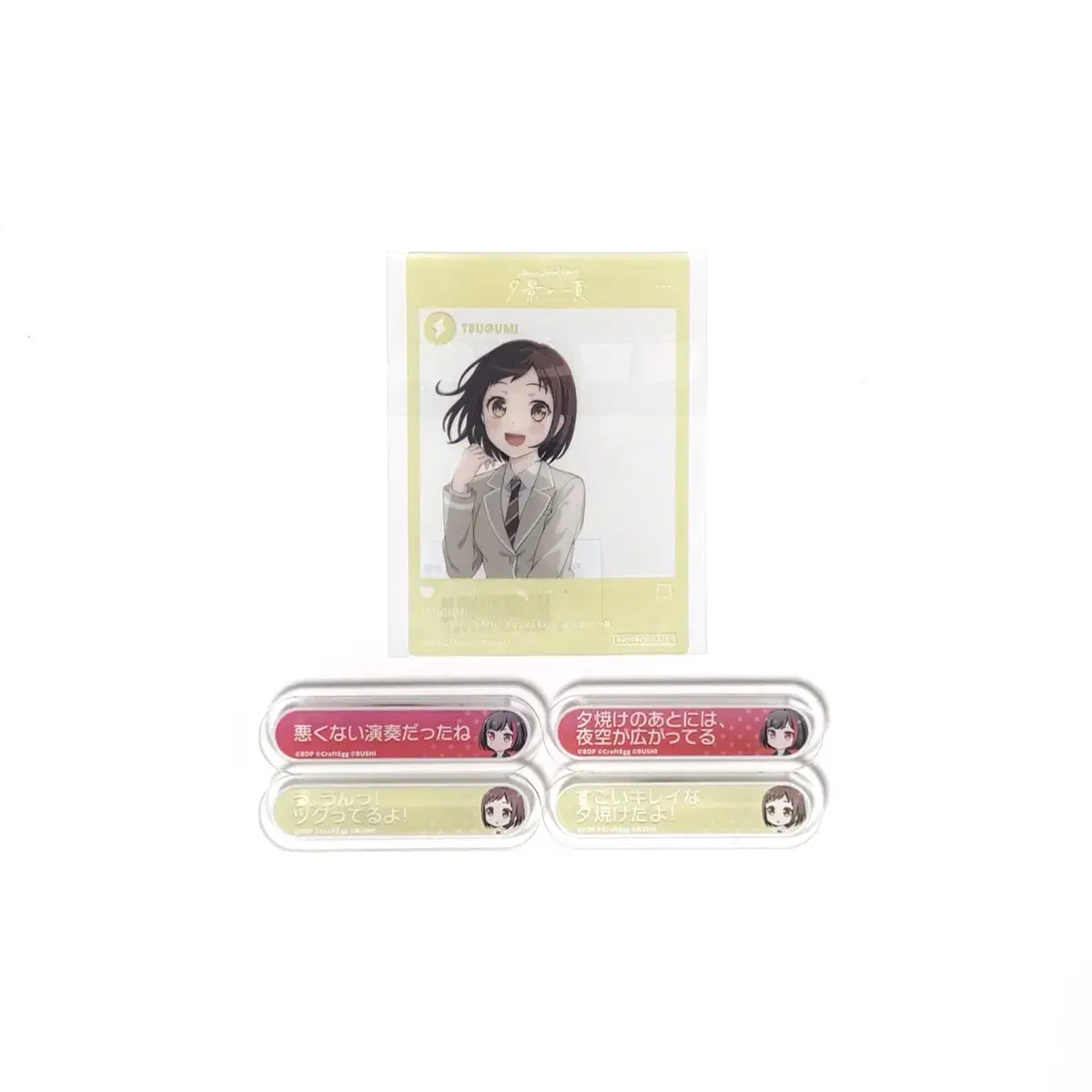 Bankdream Ran Tsugumi Title acrylic Badge Instagram kard Pre-order benefit